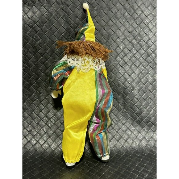 Collectible Circus Clown Doll Porcelain ARTMARK Chicago Ltd Grannycore - Picture 4 of 10
